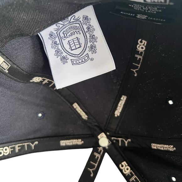 New Era Billionaire Boys Club Fitted Har Size 7 3/4 preowned - Picture 6 of 9